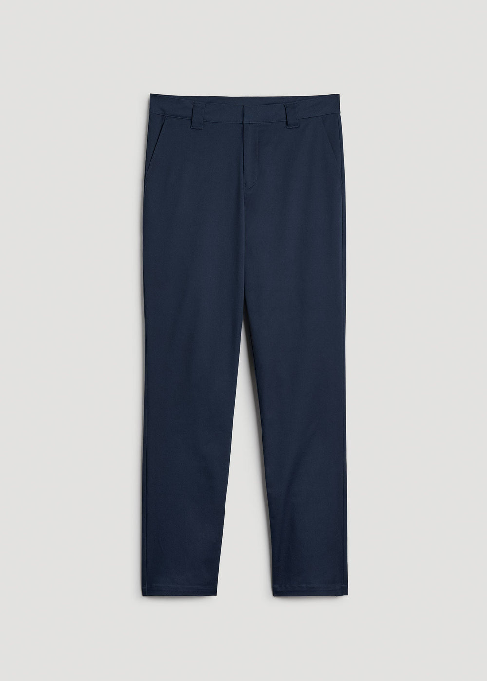 American Tall Discount | LJ&S Stretch Twill STRAIGHT-LEG Work Pants for Tall Men in Marine Blue