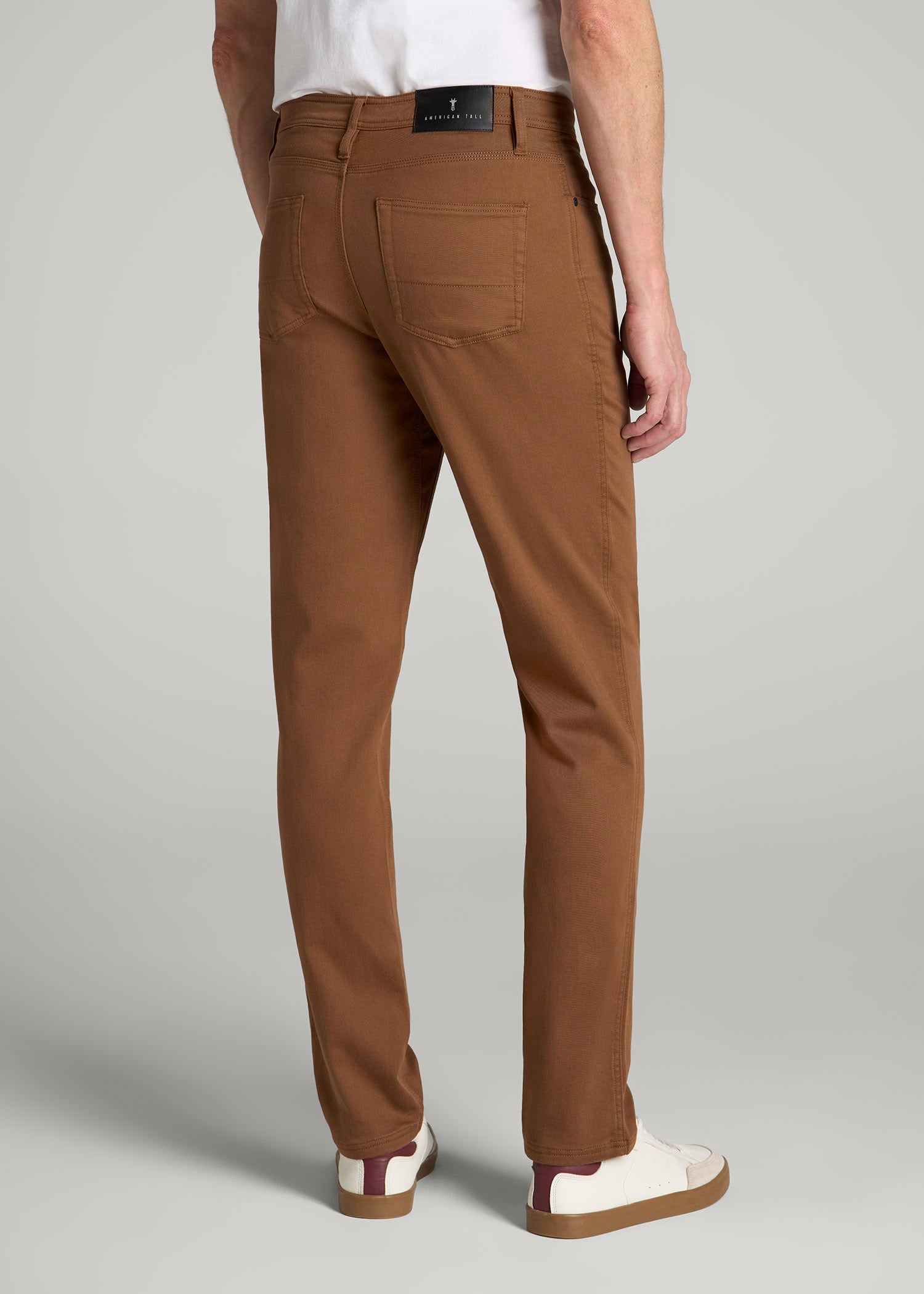 American Tall Sale | Everyday Comfort 5-Pocket TAPERED-FIT Pant for Tall Men in Nutshell