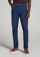 American Tall Online | Dylan Slim Fit Five-Pocket Pants For Tall Men in Marine Navy