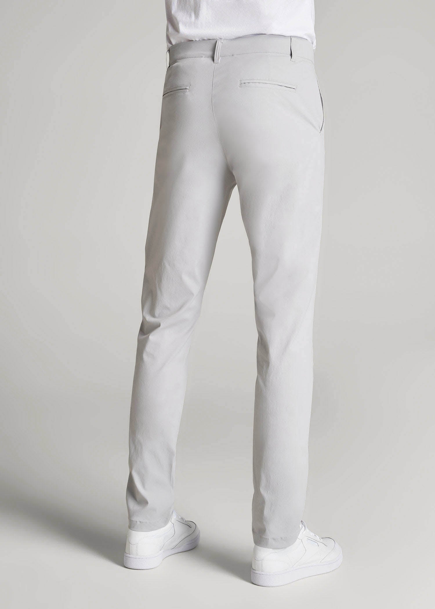 American Tall For Sale | TAPERED FIT Traveler Chino Pants for Tall Men in Light Grey