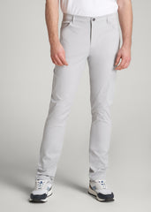 American Tall Online Shop | TAPERED-FIT Traveler Pants for Tall Men in Light Grey