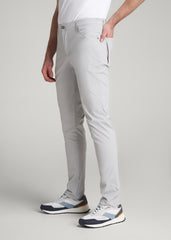 American Tall Online Shop | TAPERED-FIT Traveler Pants for Tall Men in Light Grey