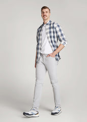 American Tall Online Shop | TAPERED-FIT Traveler Pants for Tall Men in Light Grey