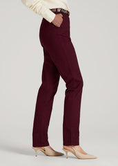 American Tall Online | High Rise Tapered Chino Pants for Tall Women in Port Royale