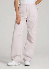 American Tall Online Shop | Garment Dyed Parachute Chino Pants for Tall Women in Grey Lilac