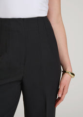 American Tall Sale | High Rise Pants with Darts for Tall Women in Black