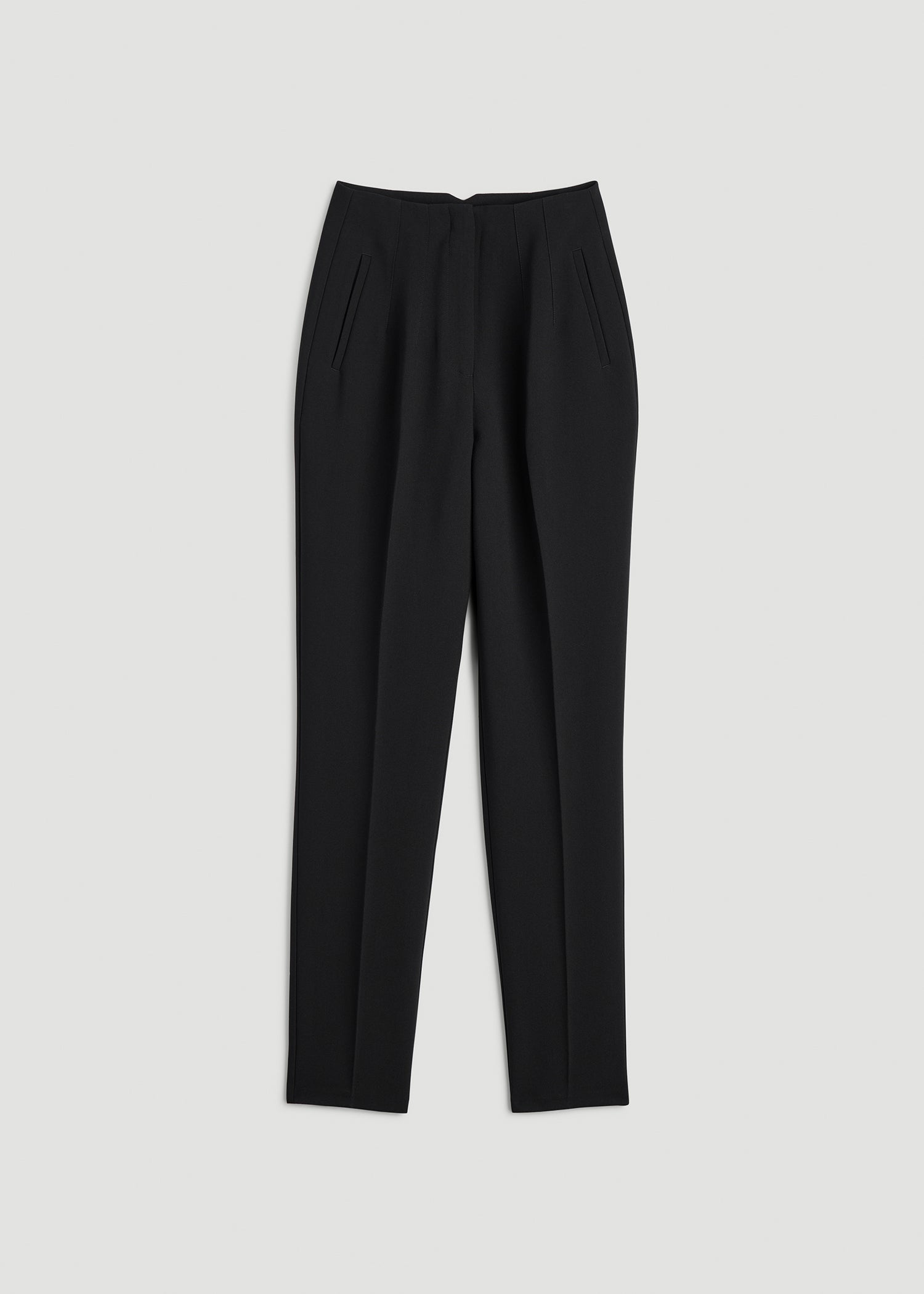 American Tall Sale | High Rise Pants with Darts for Tall Women in Black