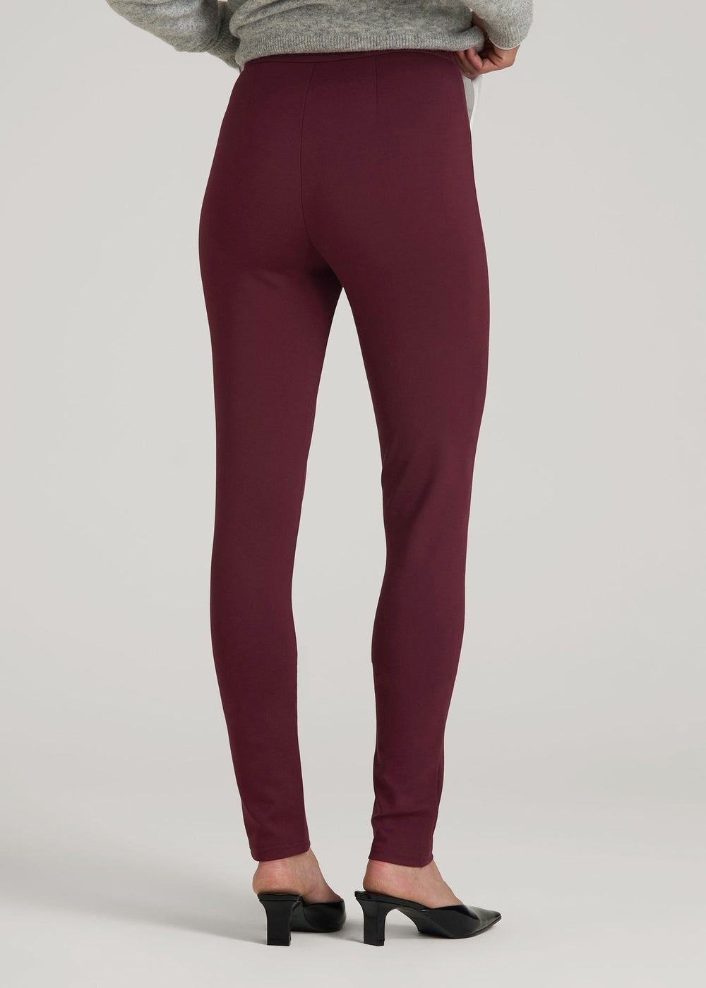 American Tall Sale | Soft Flex Ponte Skinny High Rise Pant for Tall Women in Port Royale