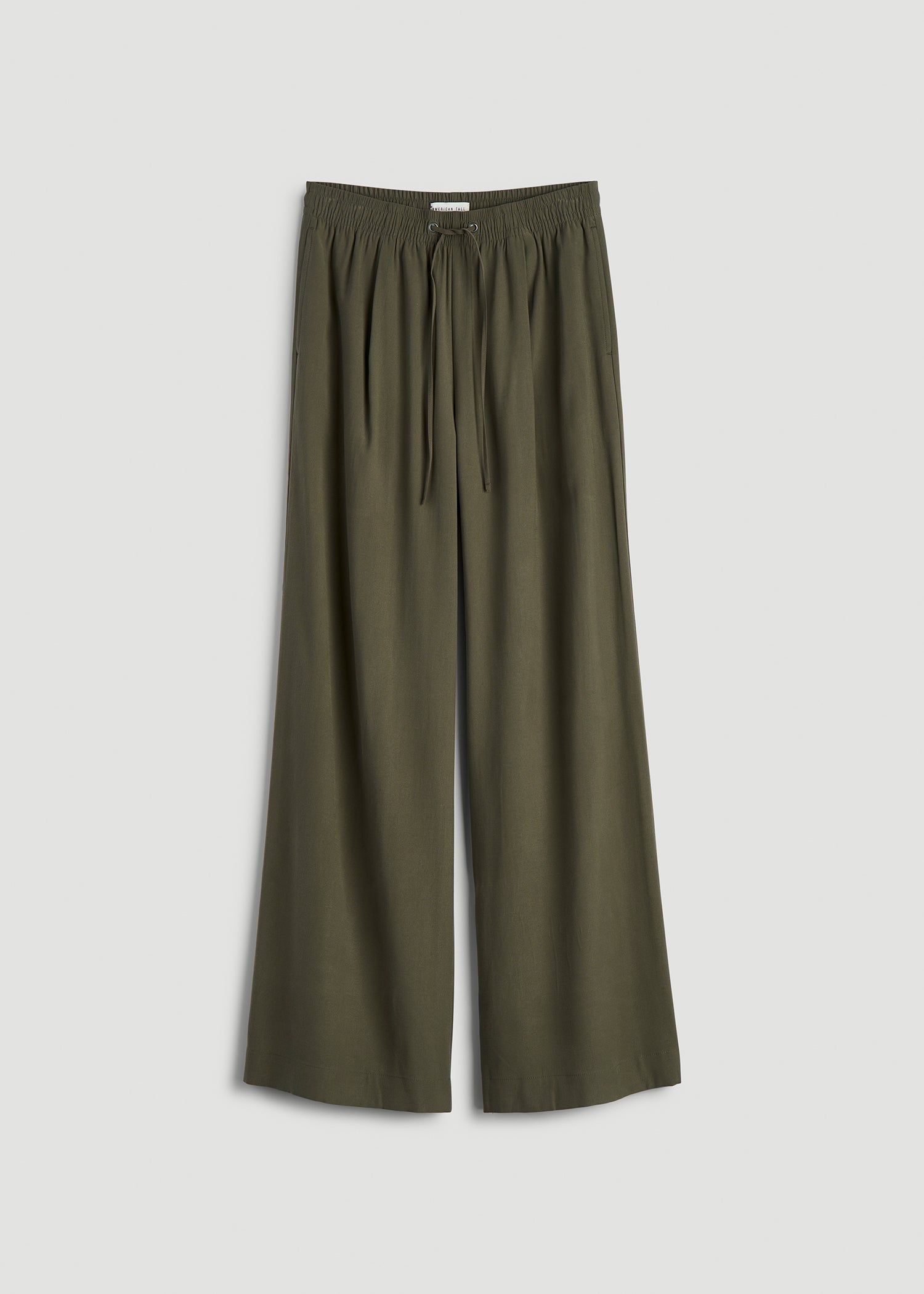 American Tall Outlet | Relaxed Pull-On Pants for Tall Women in Forest Night