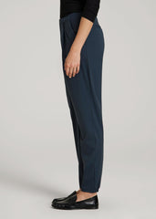 American Tall For Sale | Commuter Pleated Jogger Pant in for Tall Women Navy