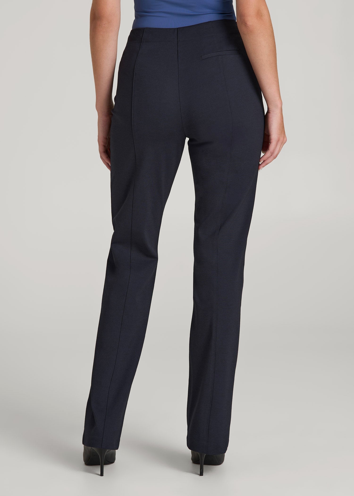 American Tall For Sale | Freedom Flex Straight Leg Dress Pants for Tall Women in Deep Navy