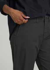 American Tall Online Shop | High Rise Tapered Chino Pants for Tall Women in Pine Grove
