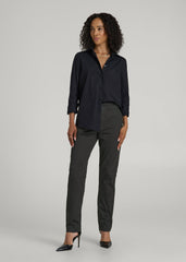 American Tall Online Shop | High Rise Tapered Chino Pants for Tall Women in Pine Grove