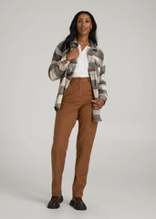 American Tall Sale | High-Waisted Carpenter Pocket Pants for Tall Women in Nutshell