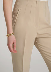 American Tall For Sale | High Rise Pants with Darts for Tall Women in Light Camel