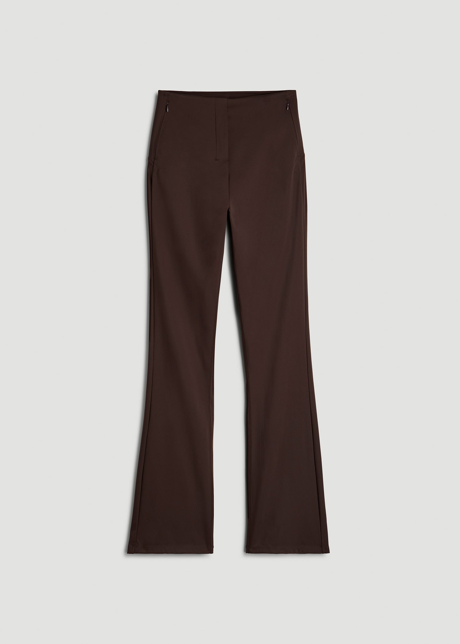 American Tall Sale | High Rise Pull On Mini Flare Pant for Tall Women in Espresso