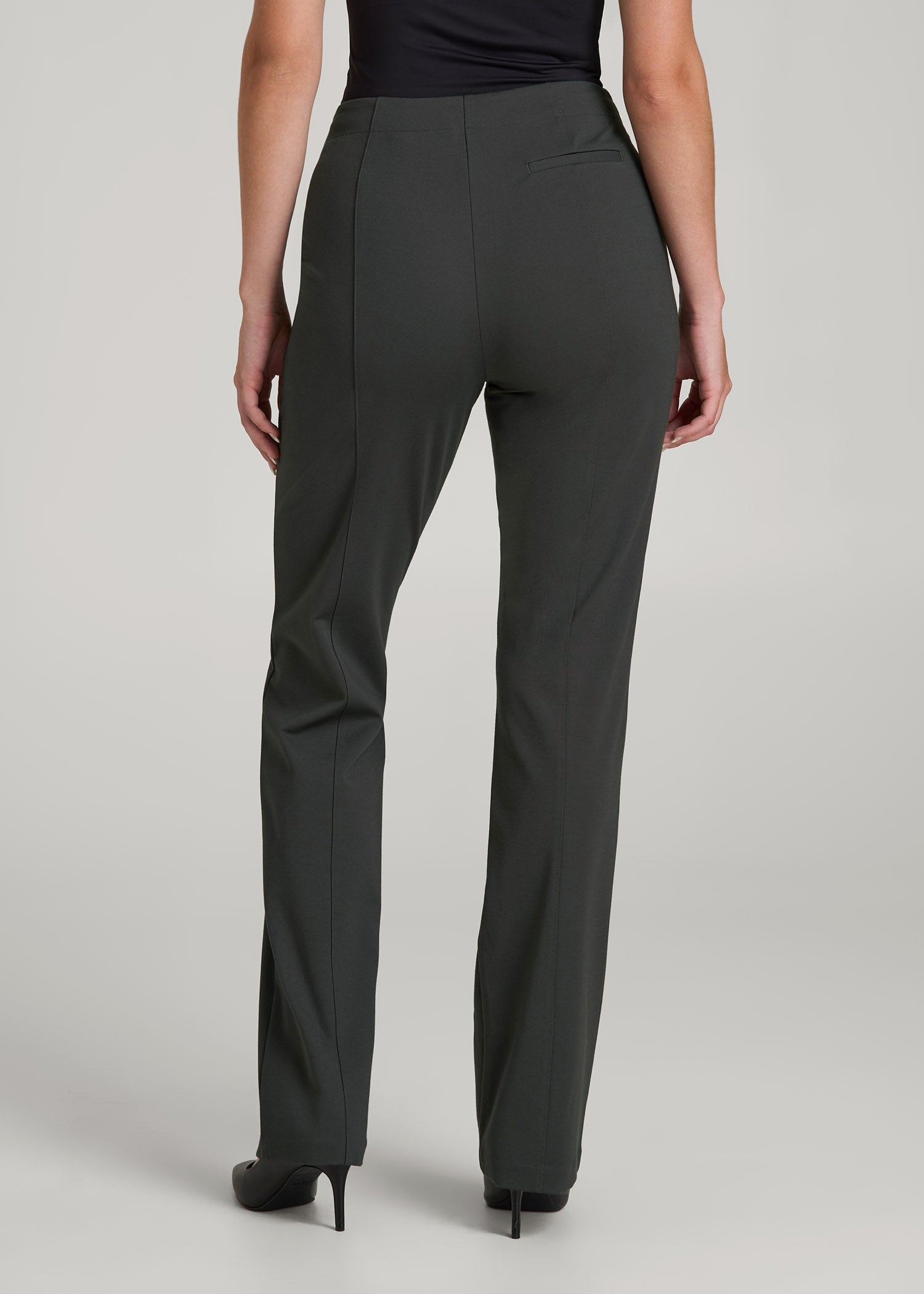 American Tall Outlet | Freedom Flex Straight Leg Dress Pants for Tall Women in Pine Grove