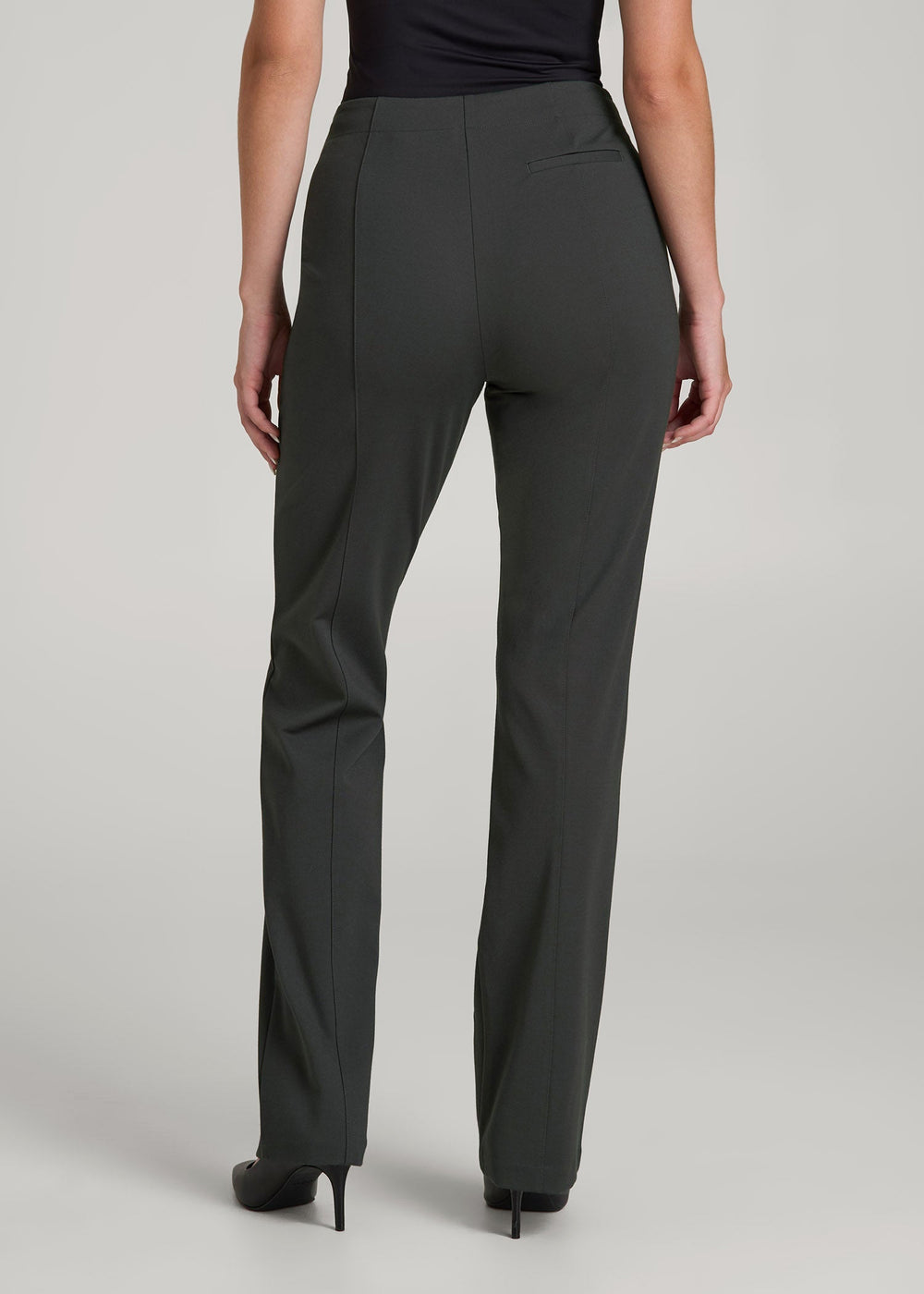 American Tall Outlet | Freedom Flex Straight Leg Dress Pants for Tall Women in Pine Grove