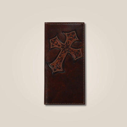 Ariat Cross embossed rodeo wallet