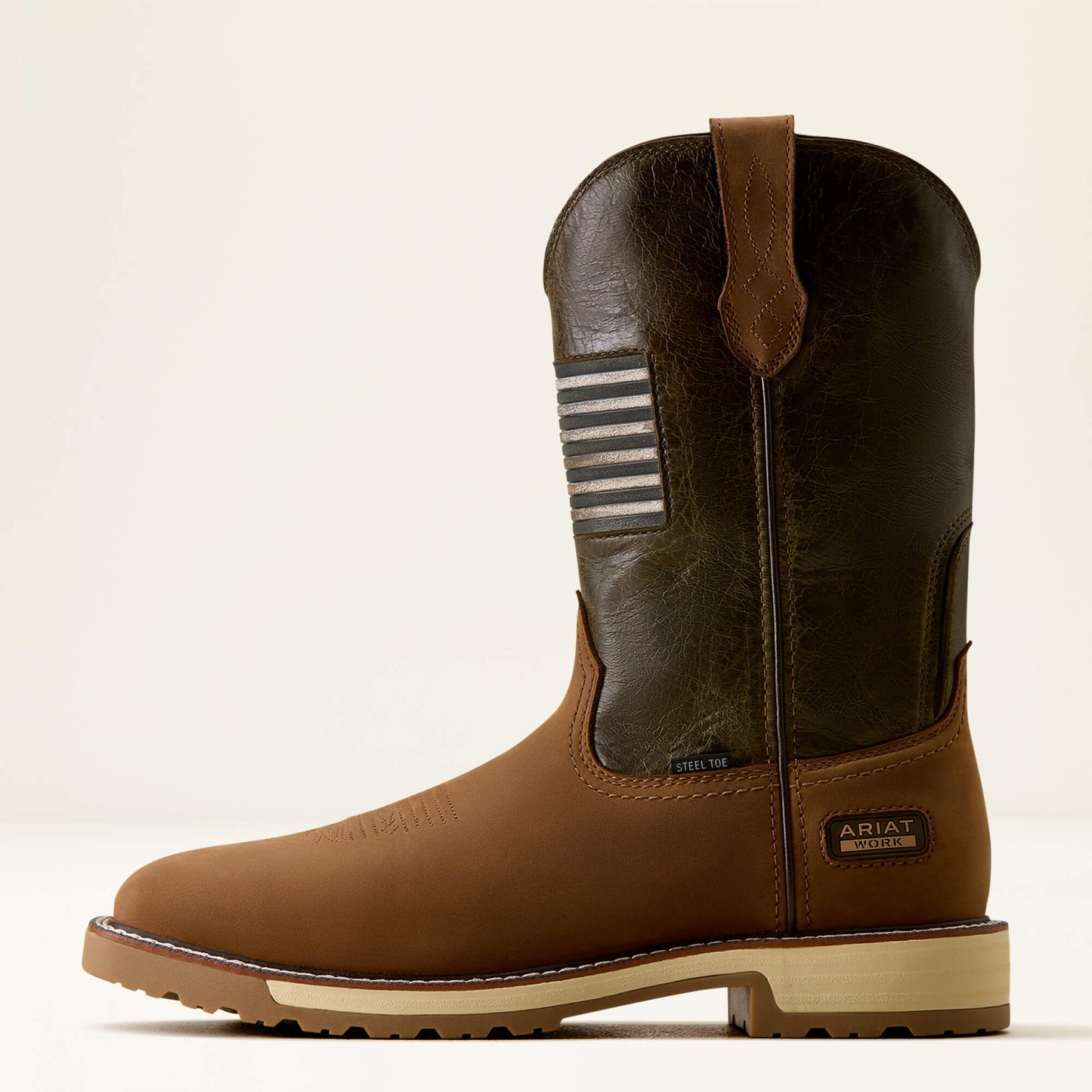 Ariat Activator Patriot Wide Square Toe Steel Toe Work Boot