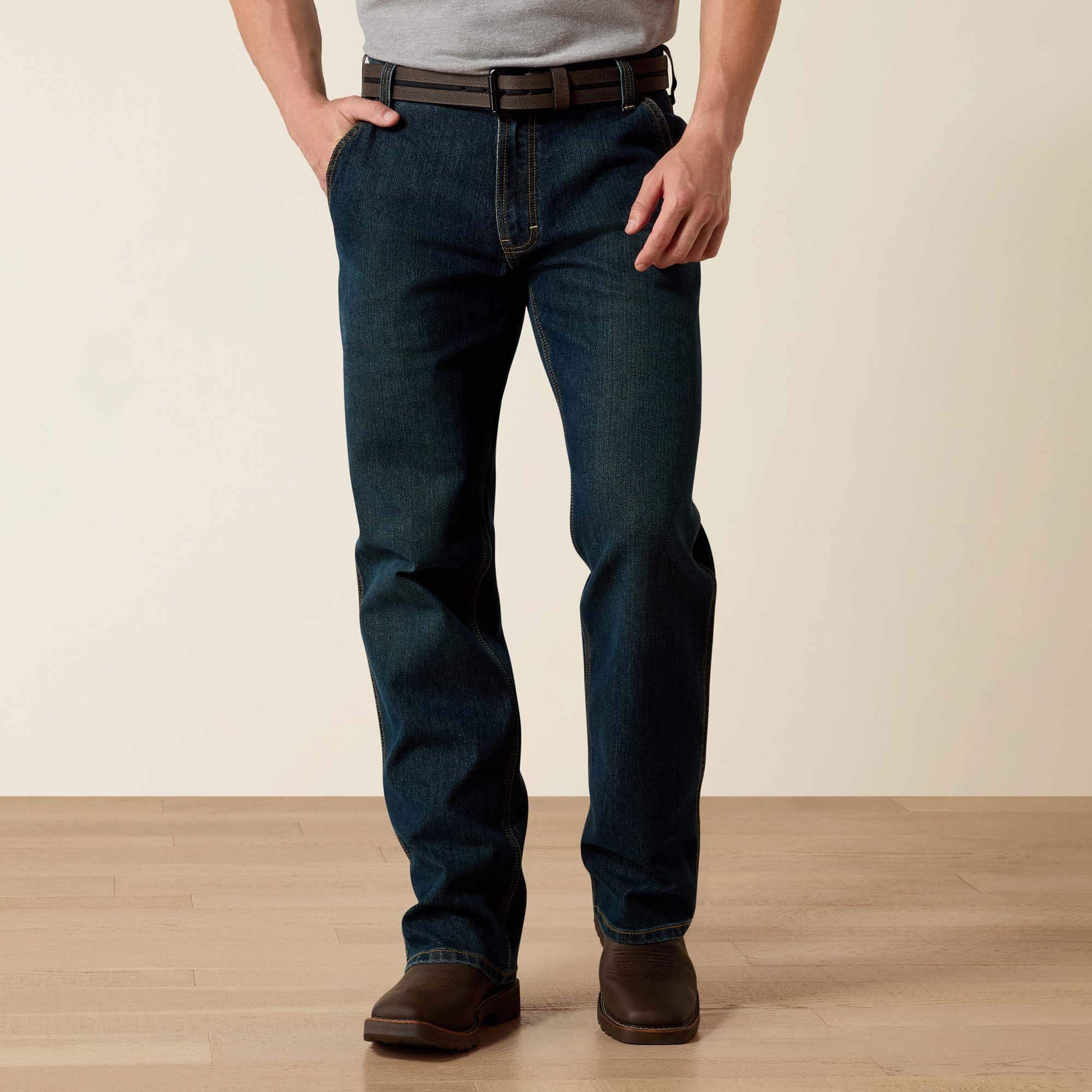 Ariat Rebar M4 Relaxed Workhorse DuraStretch Boot Cut Jeans