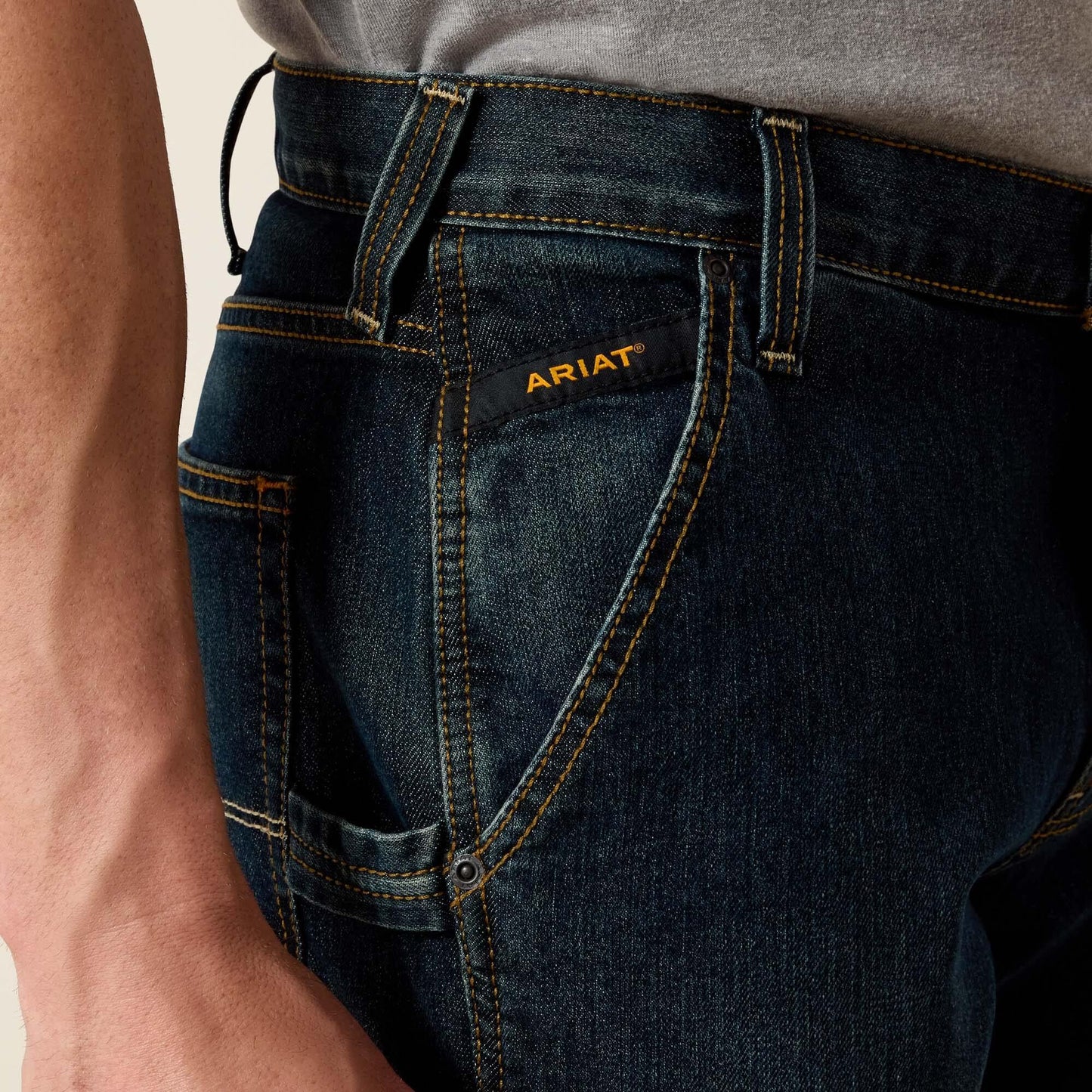 Ariat Rebar M4 Relaxed Workhorse DuraStretch Boot Cut Jeans