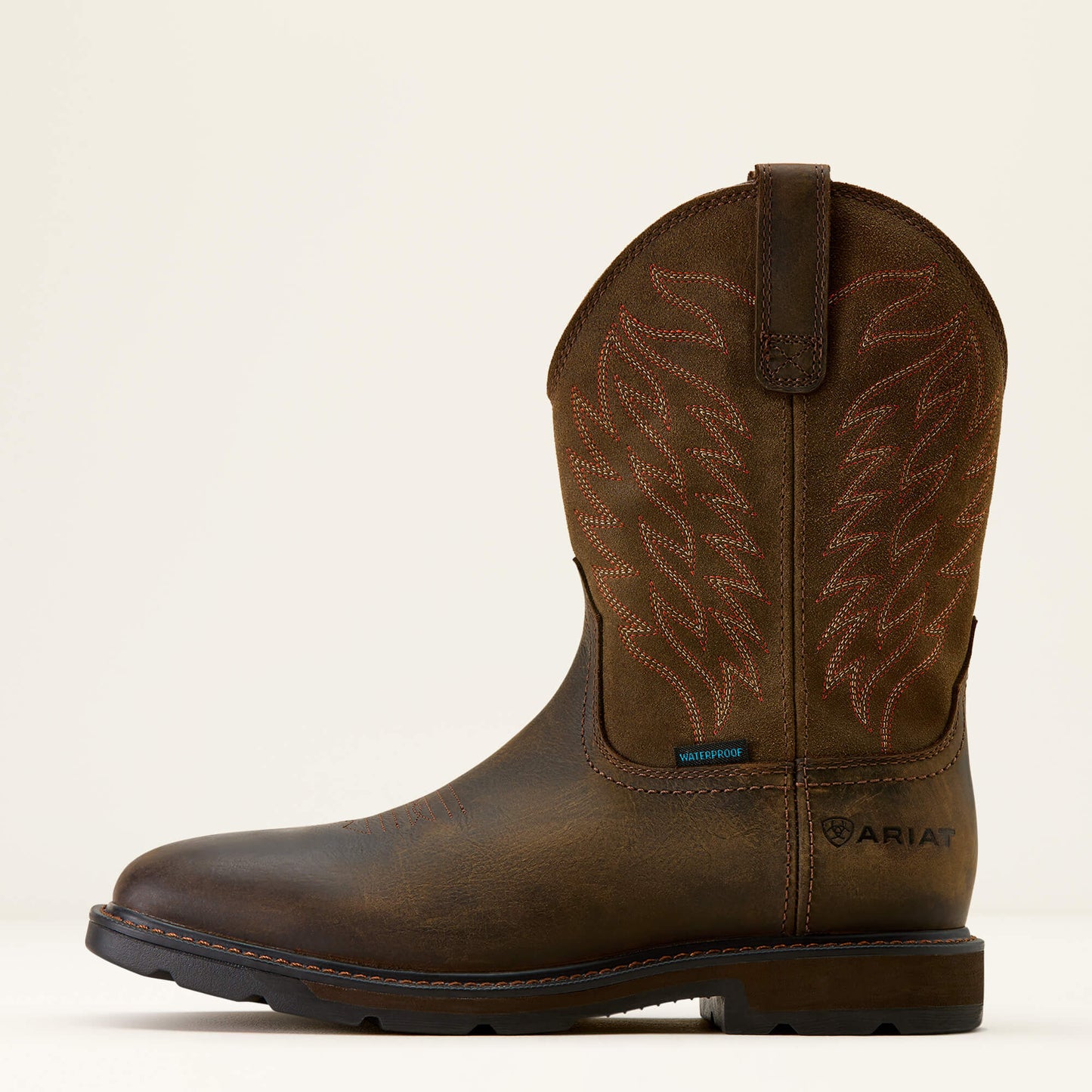 Ariat Groundbreaker Wide Square Toe Waterproof Work Boot