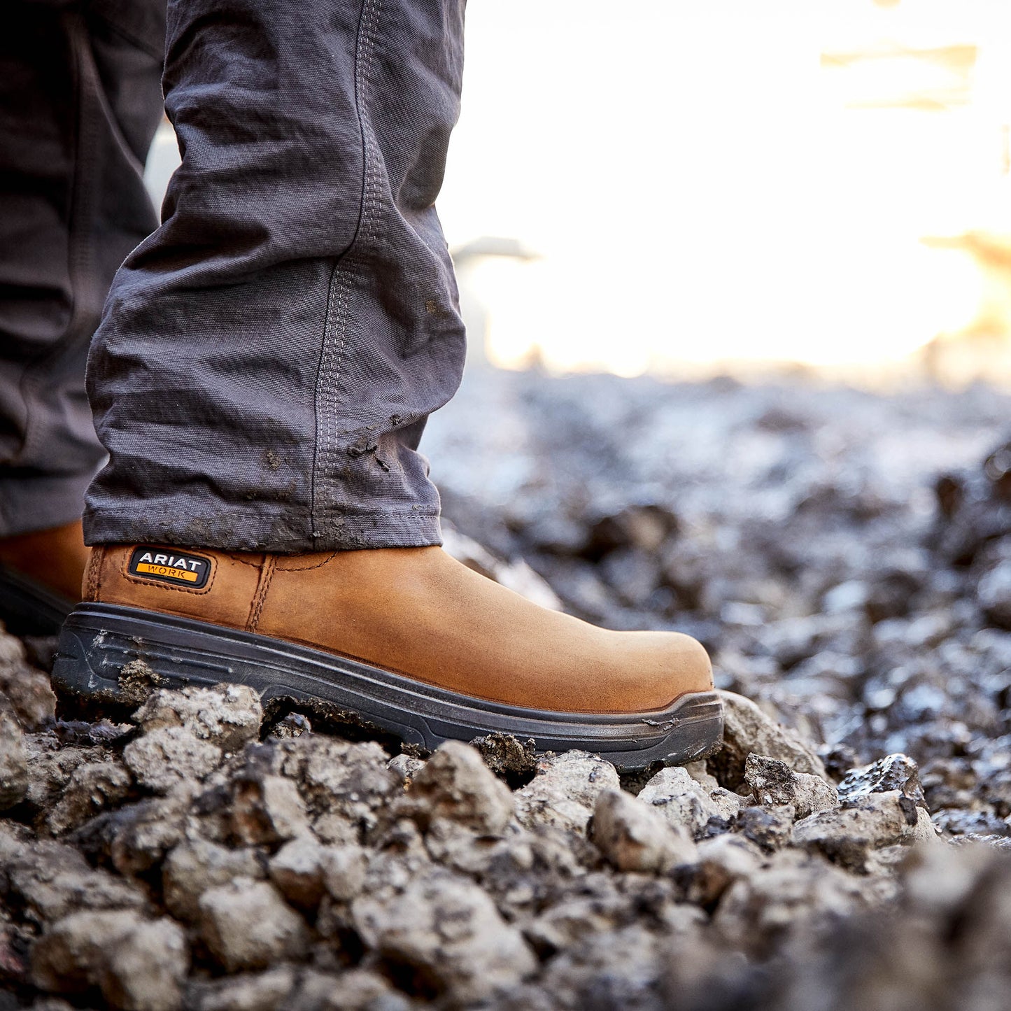 Ariat Turbo Chelsea Waterproof Carbon Toe Work Boot