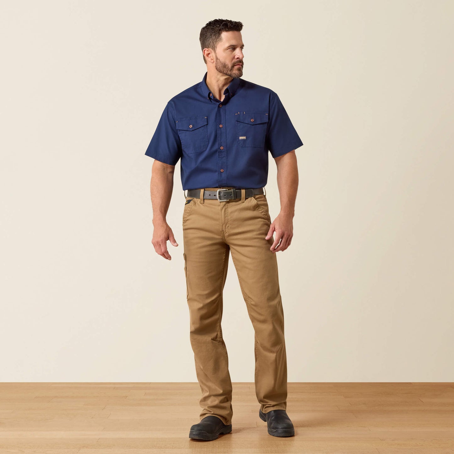 Ariat Rebar M4 Relaxed DuraStretch Washed Twill Dungaree Boot Cut Pant