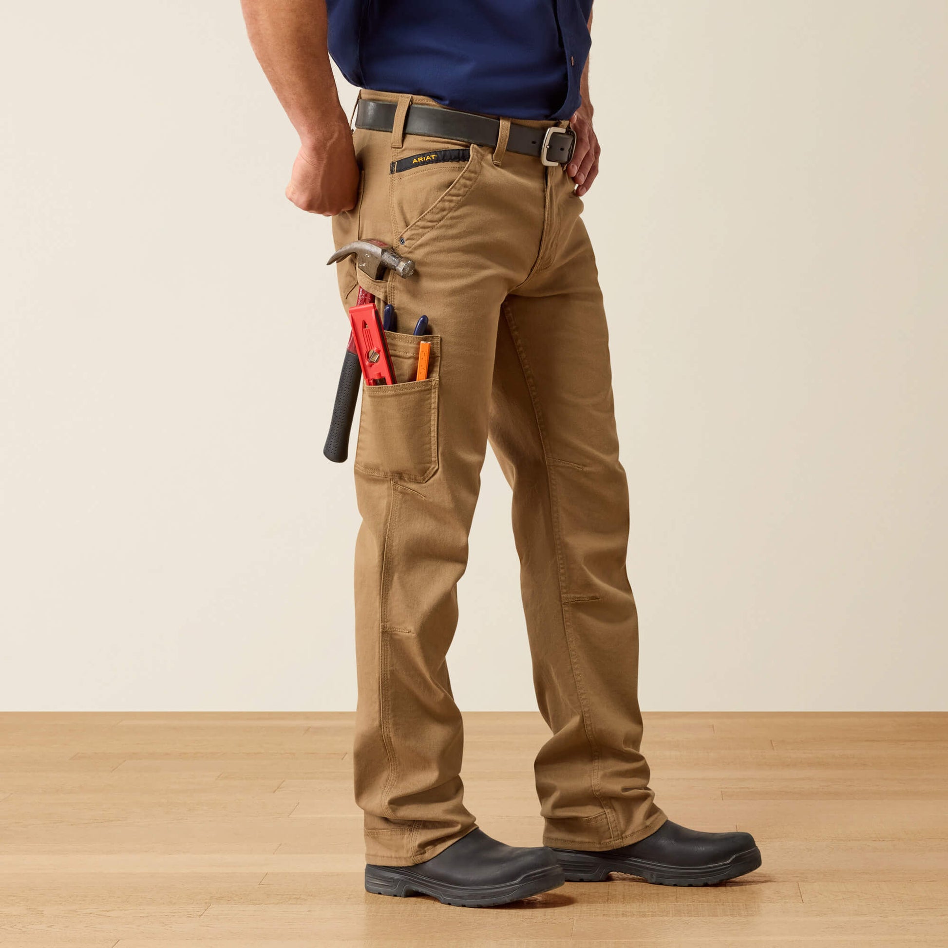 Ariat Rebar M4 Relaxed DuraStretch Washed Twill Dungaree Boot Cut Pant