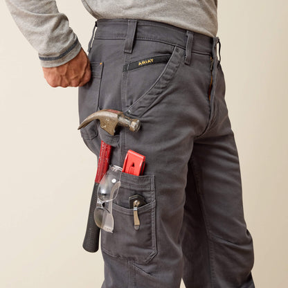 Ariat Rebar M4 Relaxed DuraStretch Washed Twill Dungaree Boot Cut Pant