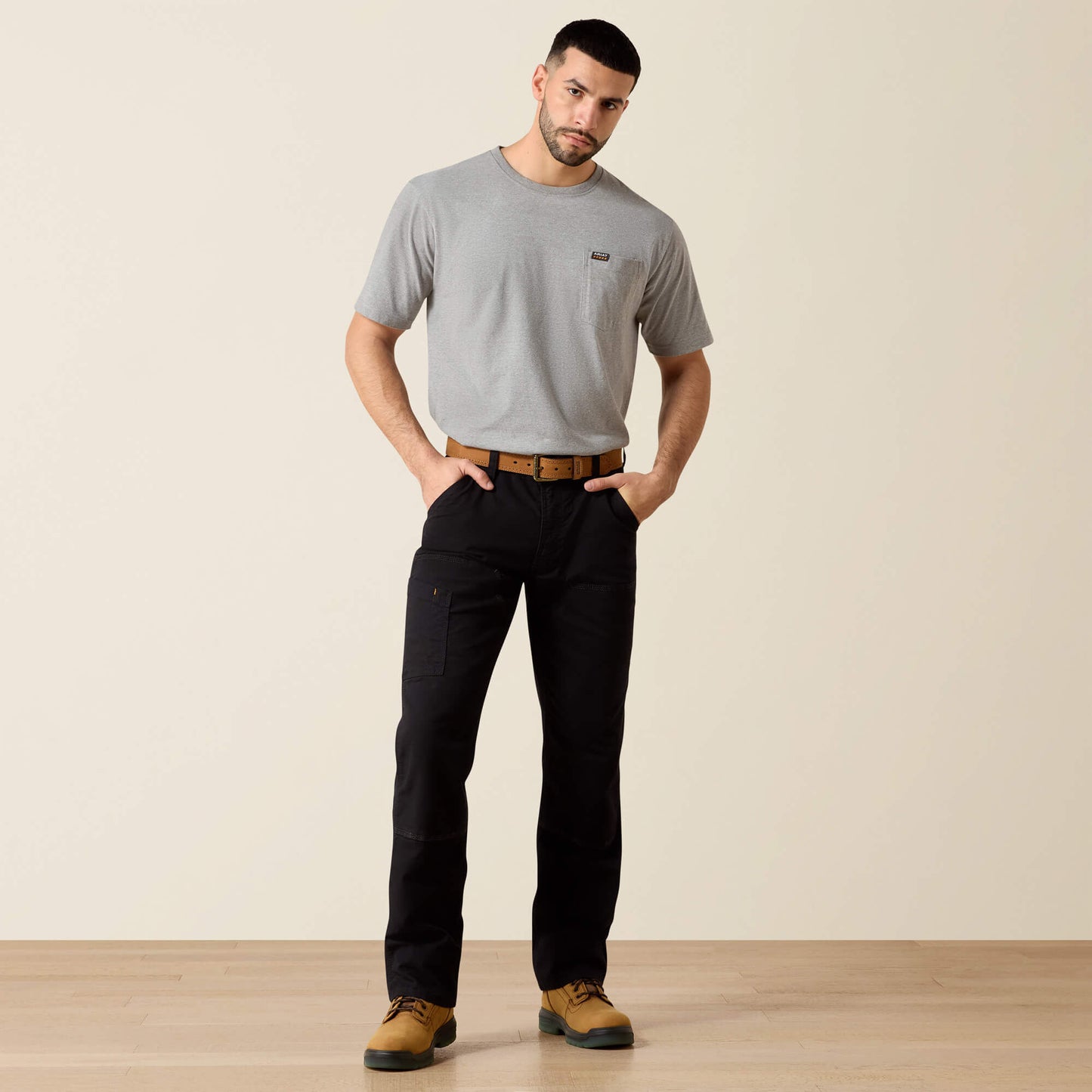Ariat Rebar M4 Relaxed DuraStretch Made Tough Double Front Straight Pant