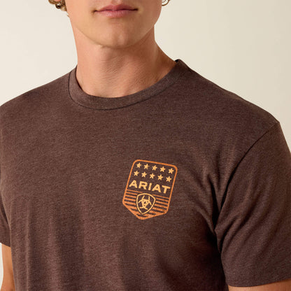Ariat Ariat Stripe Patriotic Badge T-Shirt