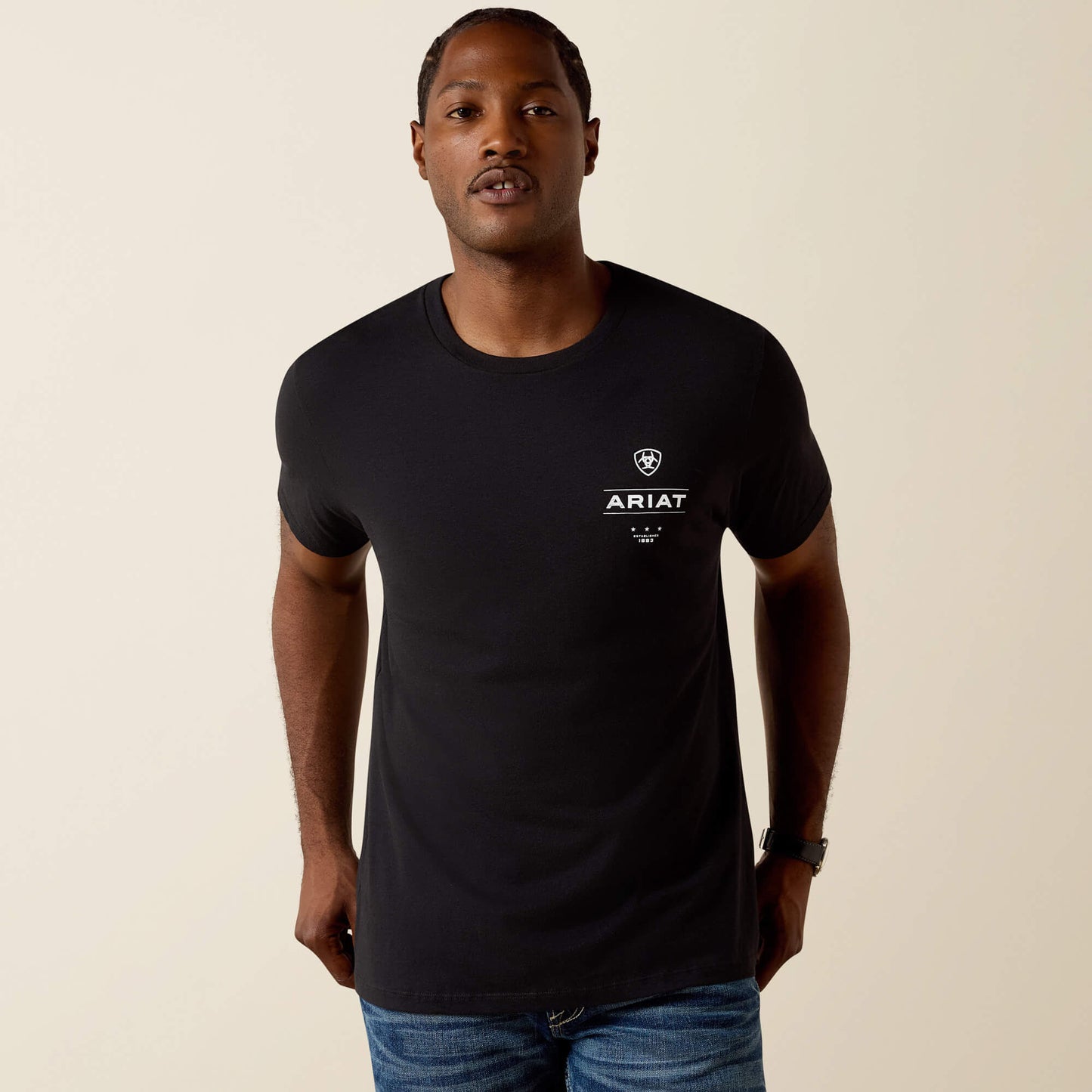 Ariat Ariat Wooden Diamond Flag Classic Fit T-Shirt