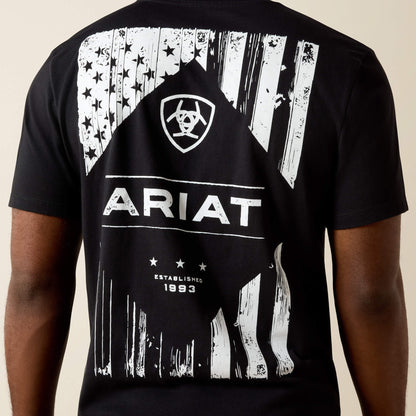 Ariat Ariat Wooden Diamond Flag Classic Fit T-Shirt