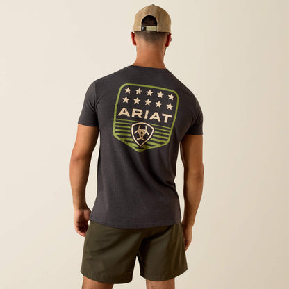 Ariat Ariat Stripe Patriotic Badge T-Shirt