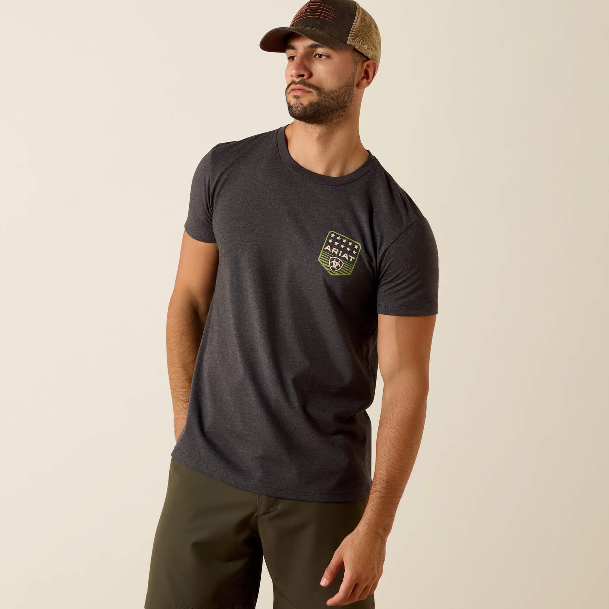 Ariat Ariat Stripe Patriotic Badge T-Shirt