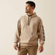 OATMEAL HEATHER/BLACK