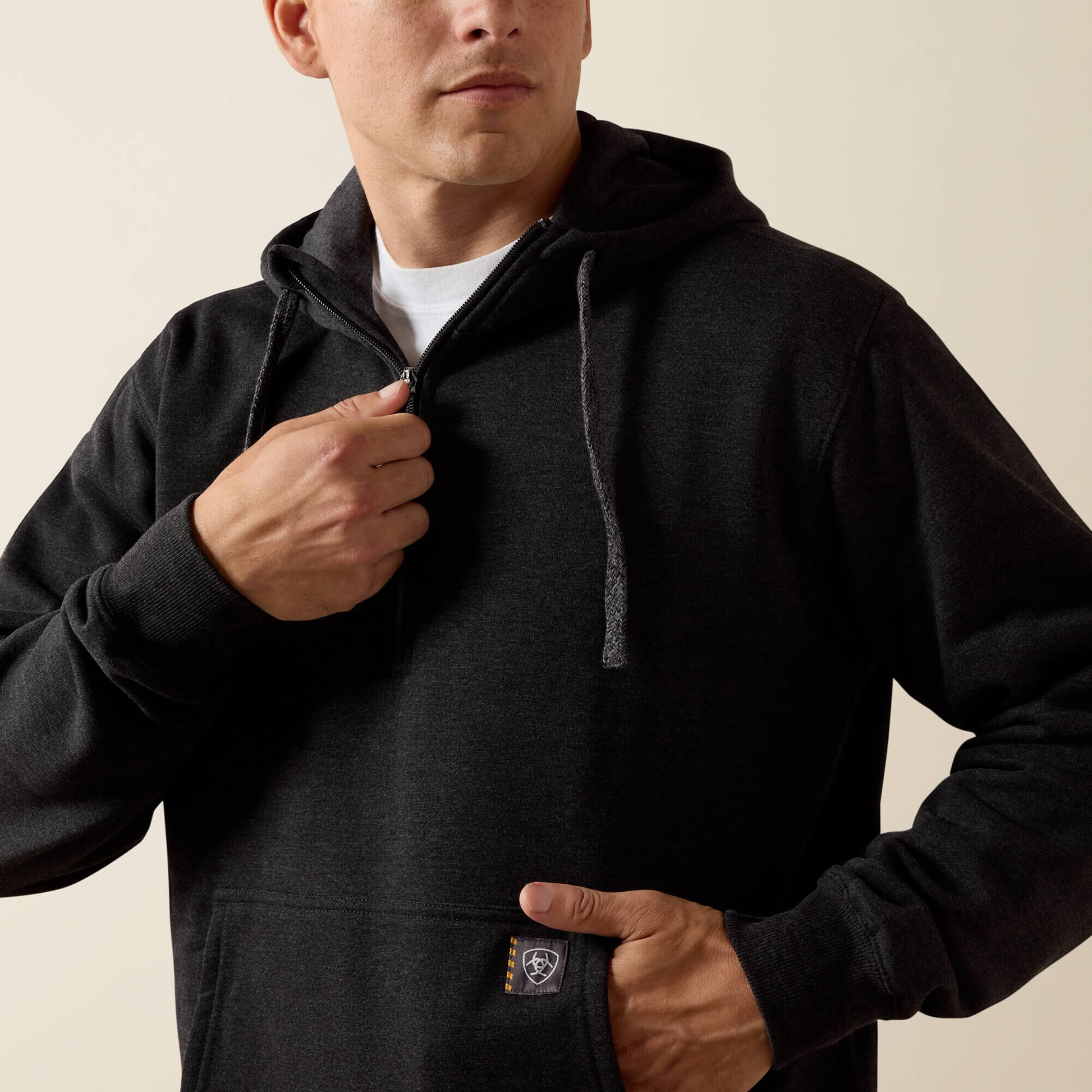 Ariat Rebar Workman 1/4 Zip Hoodie