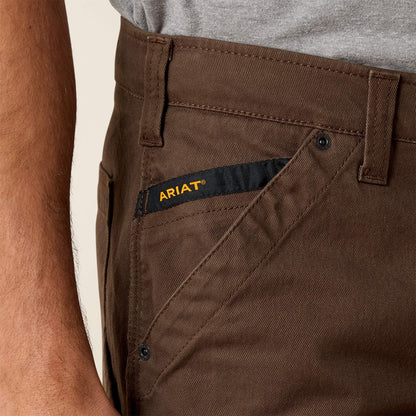 Ariat Rebar M5 Straight DuraStretch Washed Twill Dungaree Straight Leg Pant