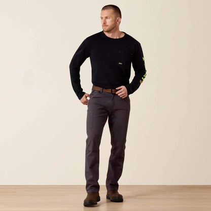 Ariat Rebar M4 Relaxed DuraStretch Made Tough Double Front Straight Pant