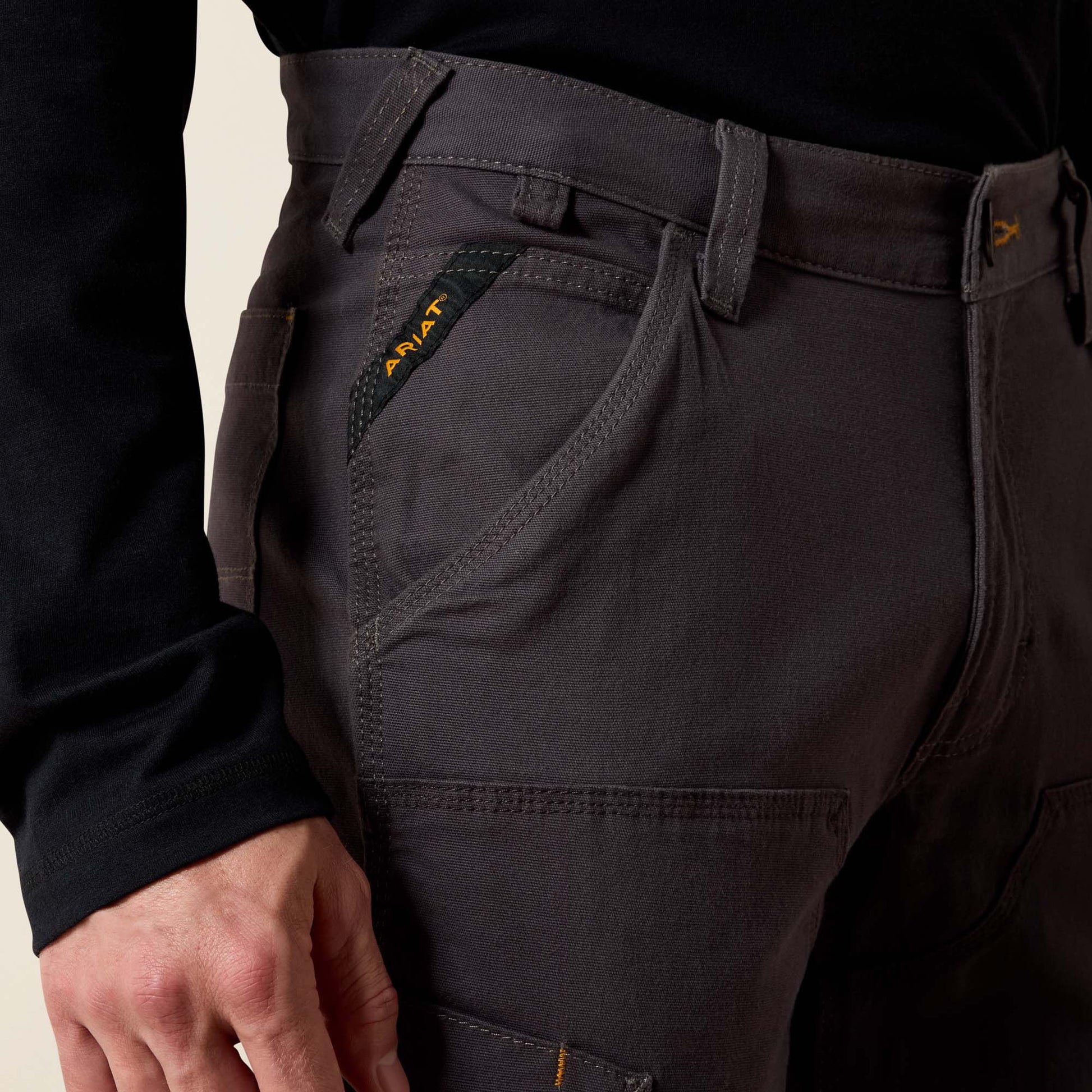 Ariat Rebar M4 Relaxed DuraStretch Made Tough Double Front Straight Pant