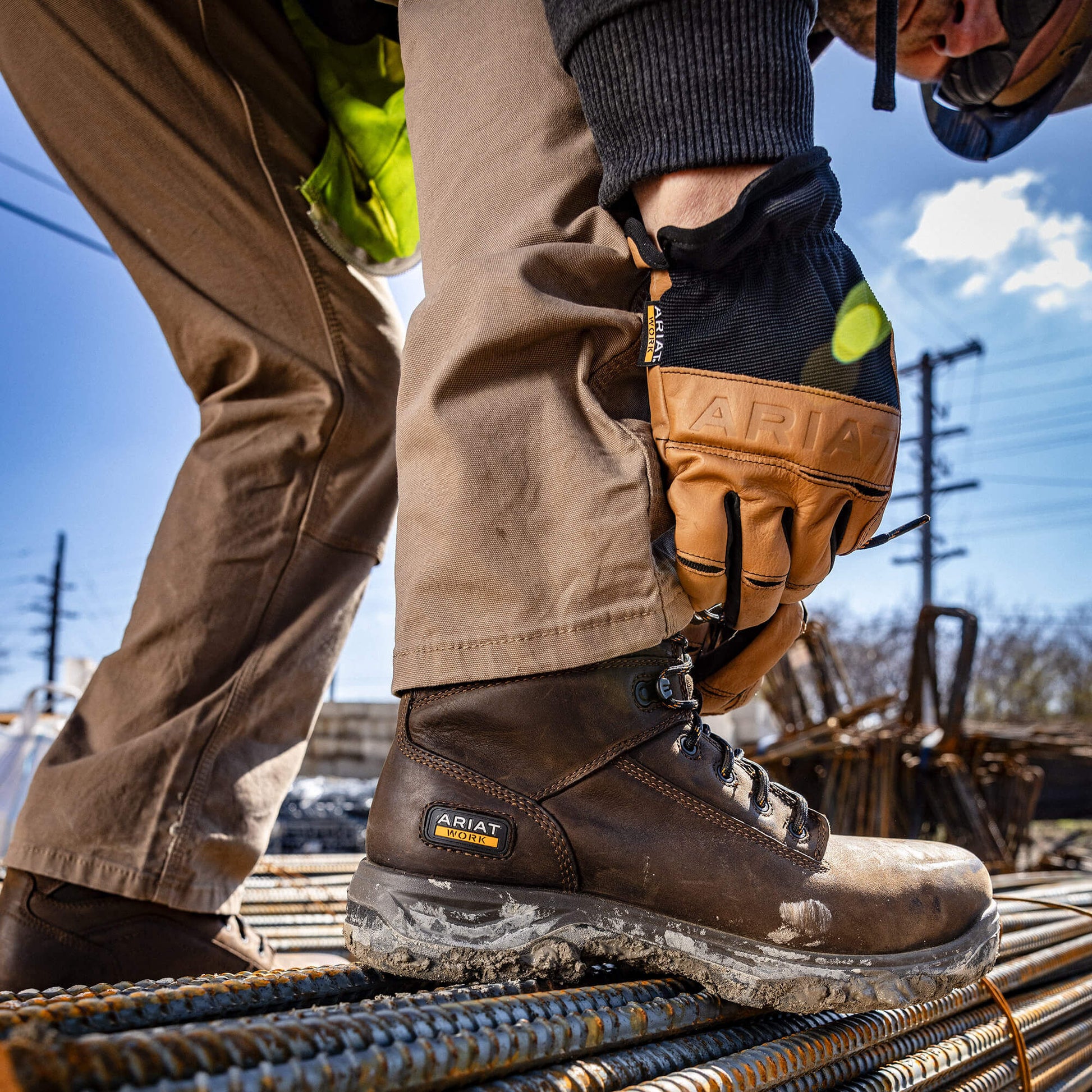 Ariat Rebar M4 Relaxed DuraStretch Made Tough Double Front Straight Pant