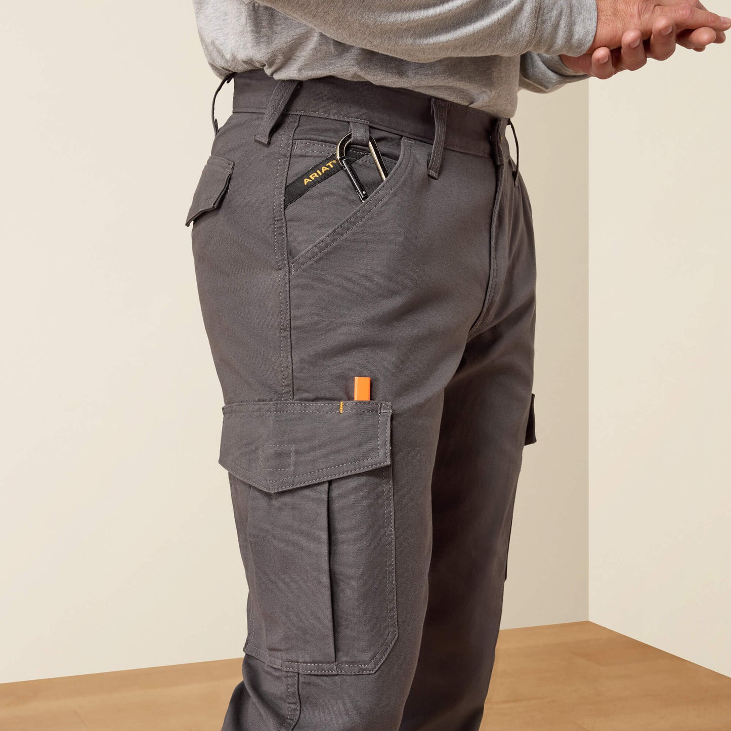 Ariat Rebar M4 Relaxed Made Tough Cargo Straight Pant