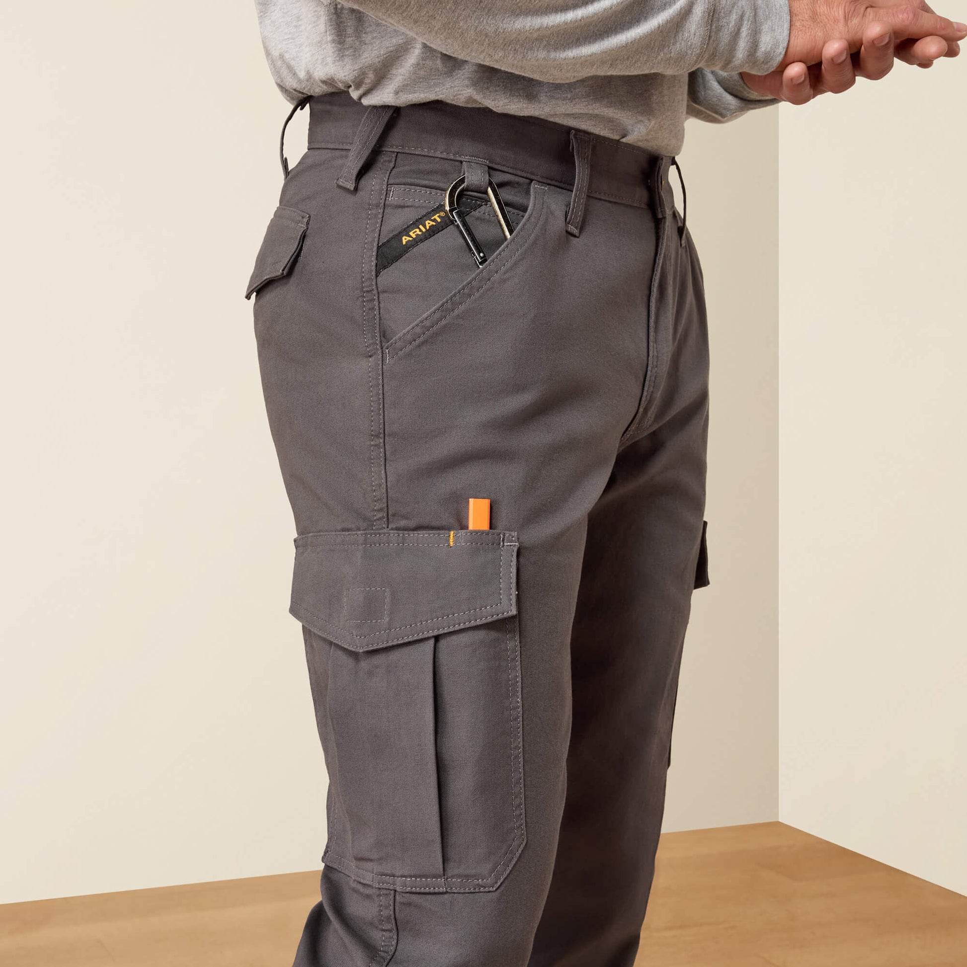 Ariat Rebar M4 Relaxed Made Tough Cargo Straight Pant