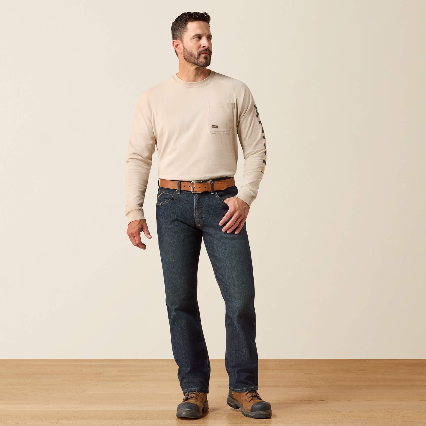 Ariat Rebar M4 Relaxed DuraStretch Basic Stackable Straight Leg Jean
