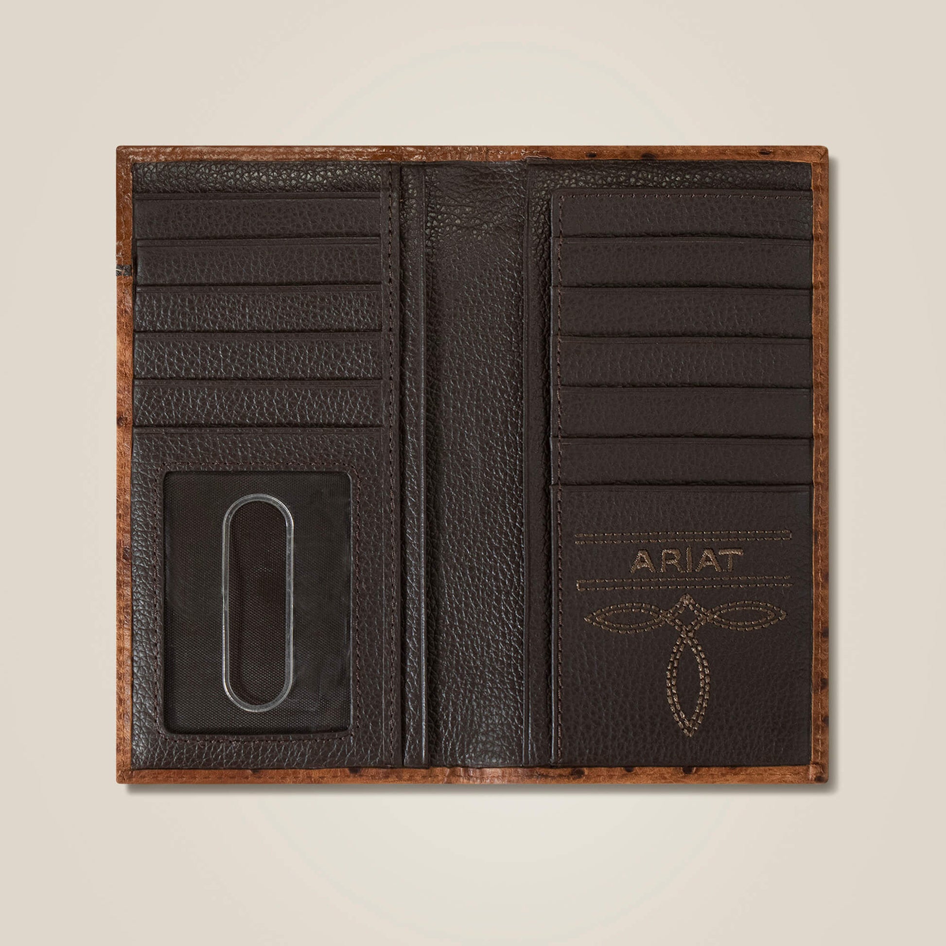 Ariat Ostrich Rodeo Wallet