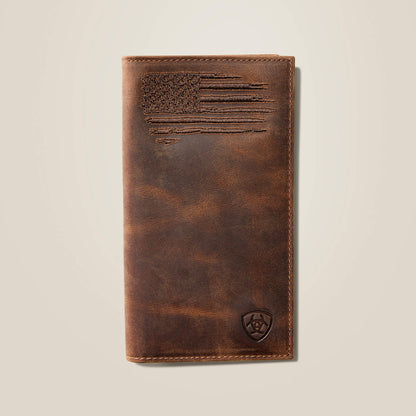 Ariat Rodeo Wallet Patriot Flag Embroidery