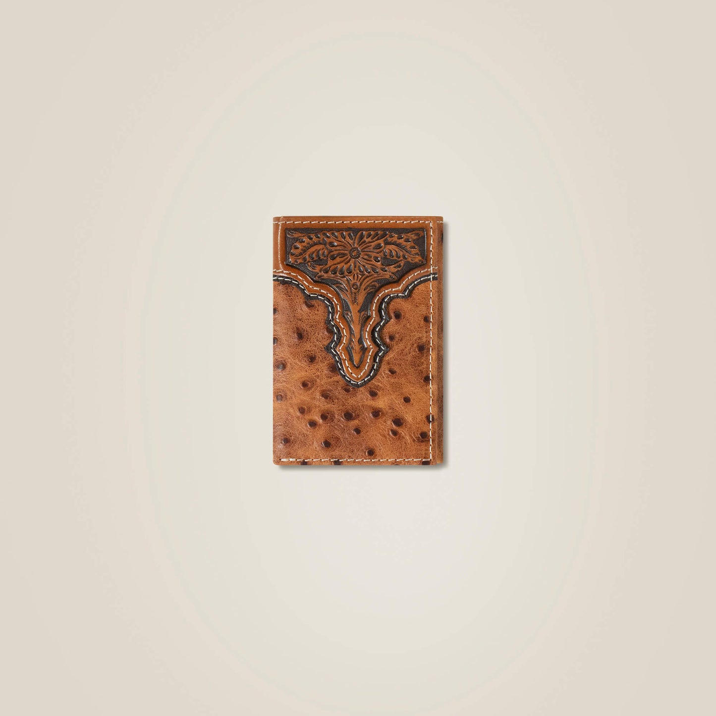 Ariat Ostrich Trifold Wallet