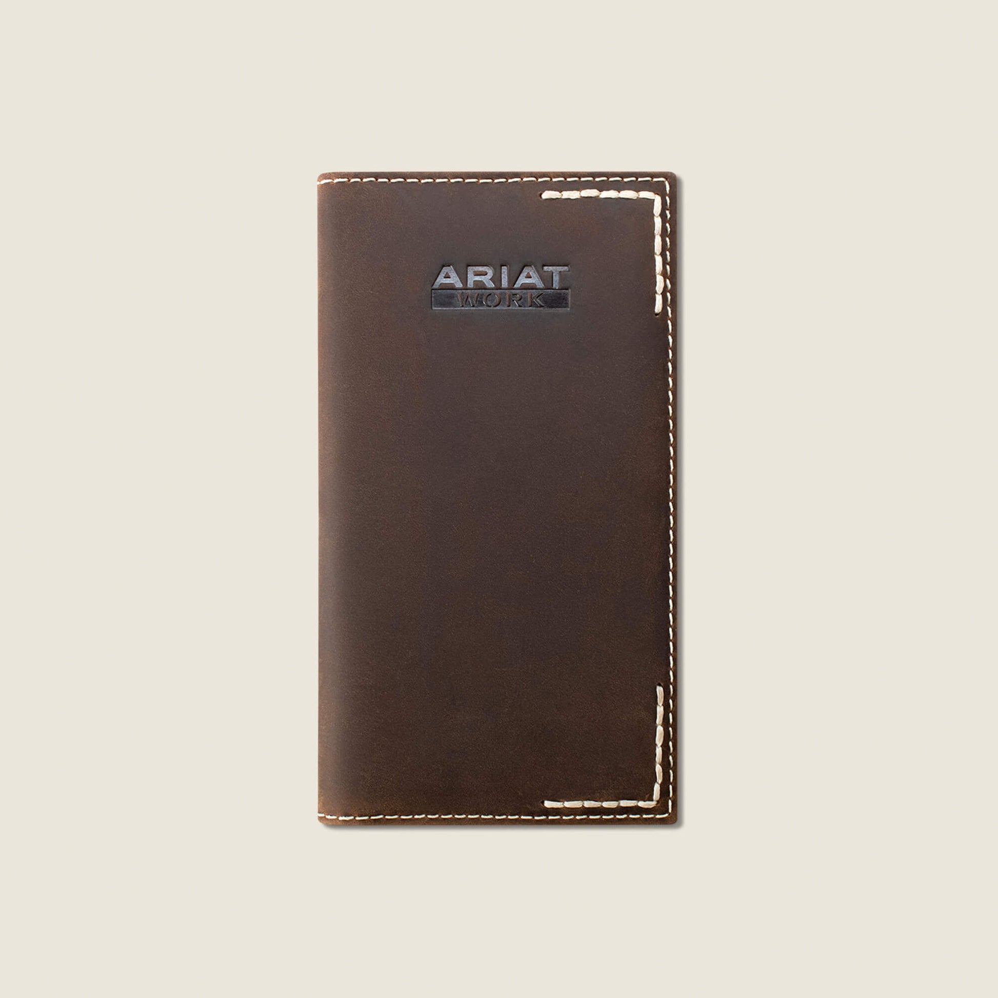 Ariat Thick Stitch Checkbook Wallet